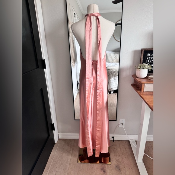 Cantonwalker | Satin High Slit Wedding Guest Formal Maxi Dress | Sz M - Picture 8 of 11
